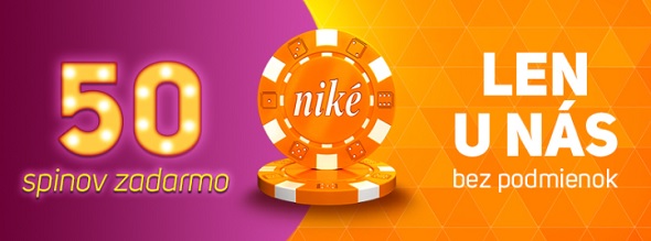 50 free spinov v Niké kasíne