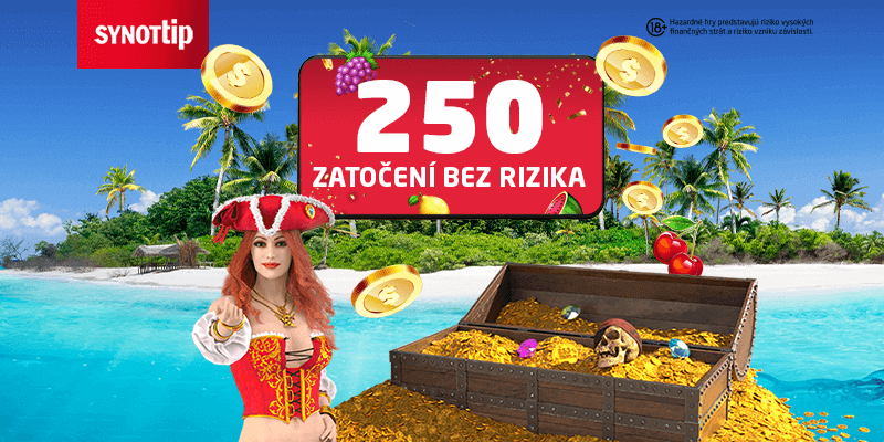 Využite 250 zatočení bez rizika v Synottipe