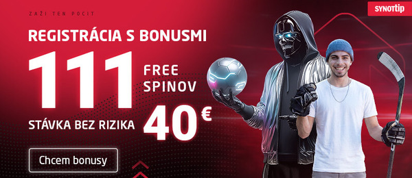 Vstupný bonus SYNOTtip