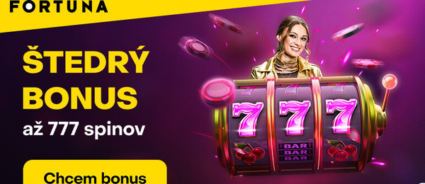 Fortuna casino bonus 777 free spinov za registráciu