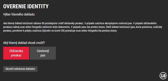Synot Tip overenie identity