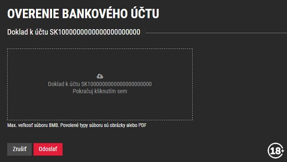 Synot Tip overenie bankového účtu