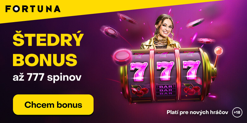 Fortuna casino bonus 777 free spinov za registráciu