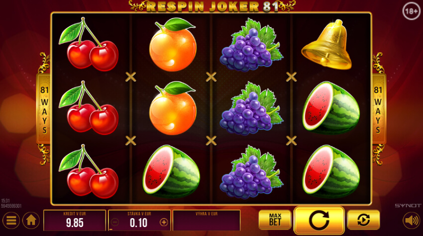 Casino hra – automat online Respin Joker