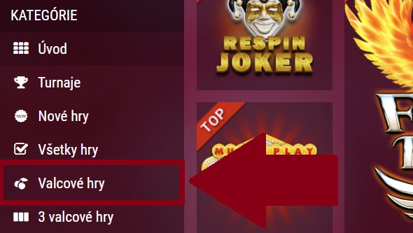 Hracie automaty zadarmo v Synot Tip online kasíne