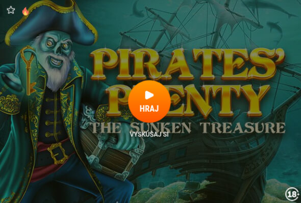 Hrací online automat za peniaze Pirates Plenty
