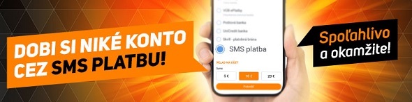 Vklad na konto cez SMS v Niké