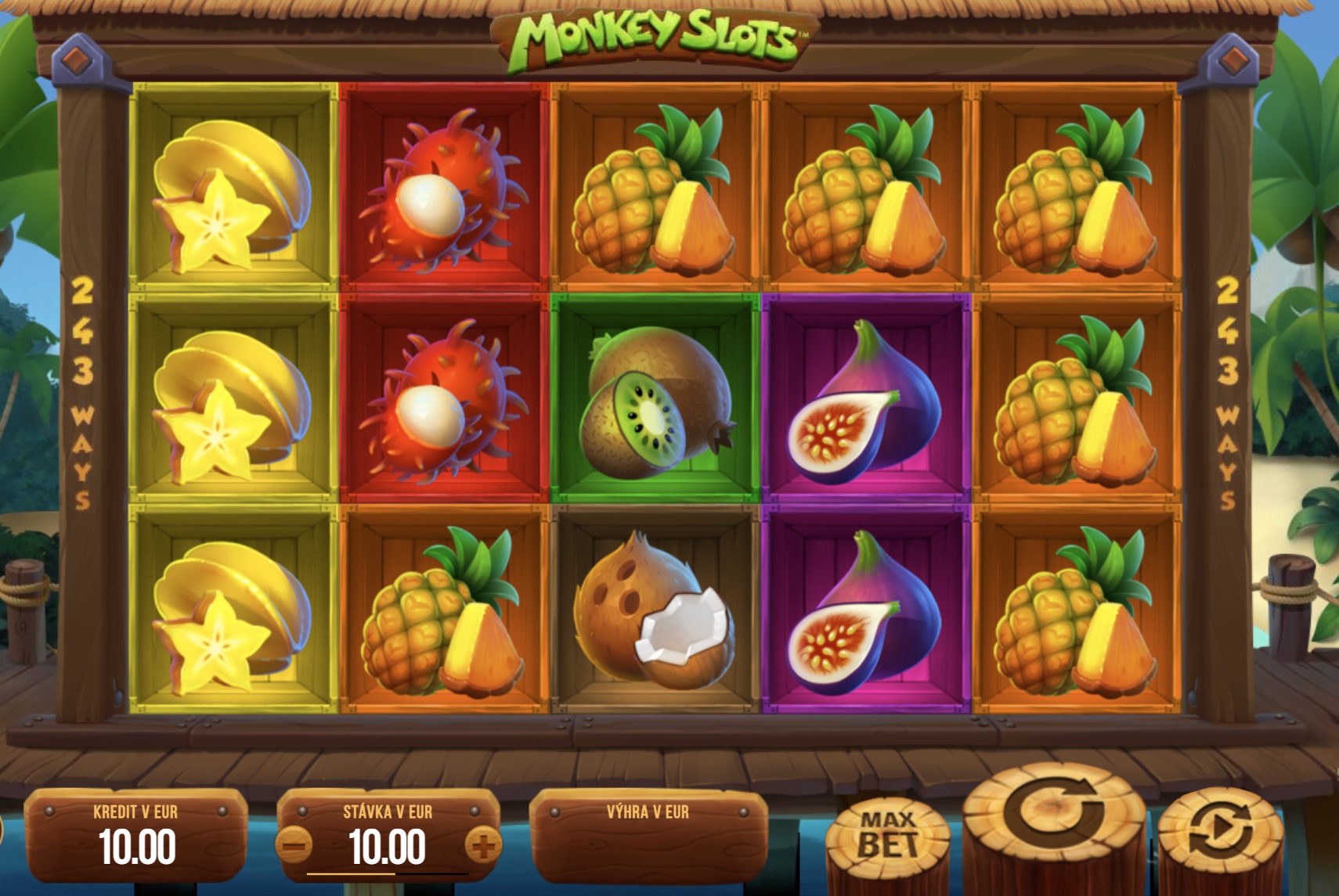 Monkey Slots v Tipsport casino