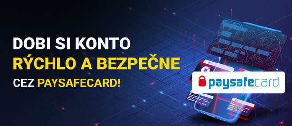Paysafecard Fortuna – ako dobiť kredit