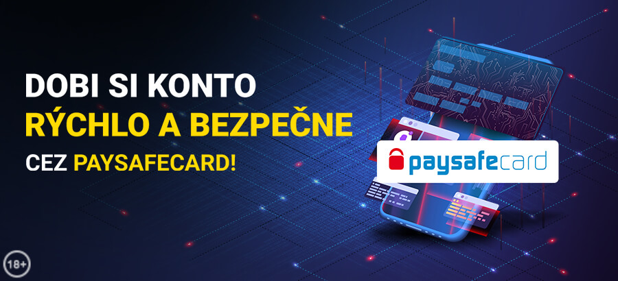 Paysafecard Fortuna – ako dobiť kredit