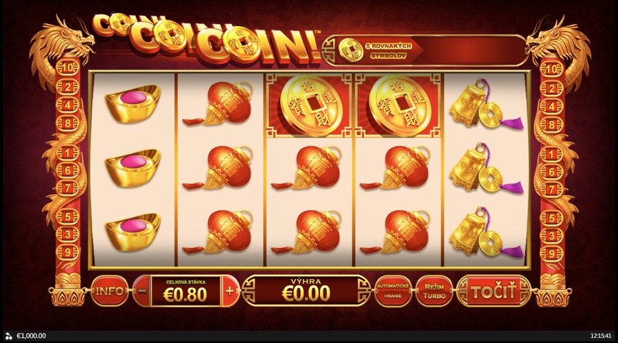 Coin! Coin! Coin! Jackpot vo Fortuna SK