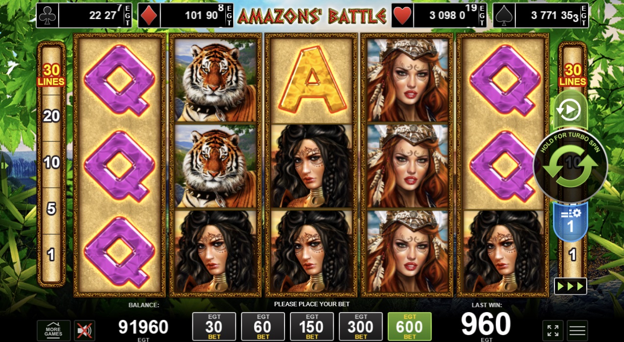 Amazon's Battle v Double Star kasíne