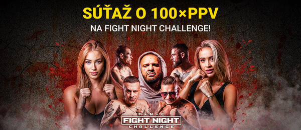 Súťaž o 100 PPV na Fight Night Challenge