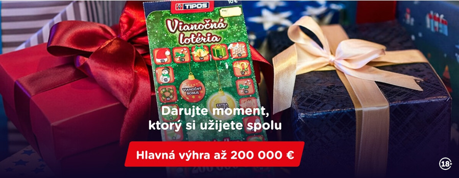 Žreb Vianočná lotéria od&nbsp;TIPOSU