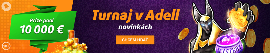 Tipsport casino turnaj na novinkách od Adellu