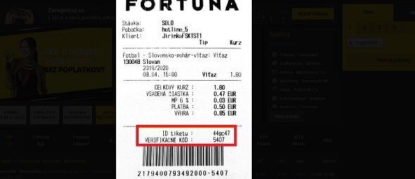 Náhľad Tiketu fortuna