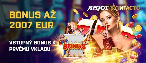 Kliknite a získajte Kajot vstupný bonus