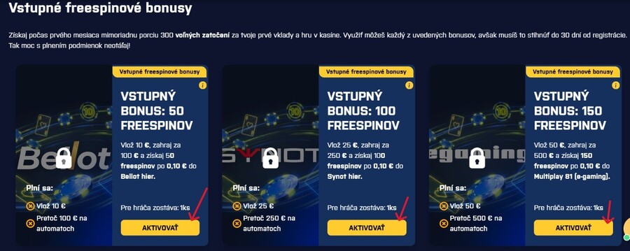 Free spiny v&nbsp;Kajot Intacto