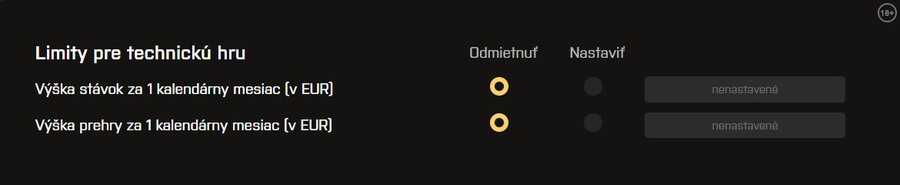 Herné limity v Kajot Win online casino