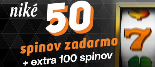 Niké free spiny za registráciu