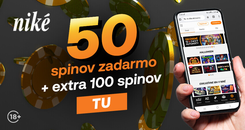 Niké free spiny za&nbsp;registráciu