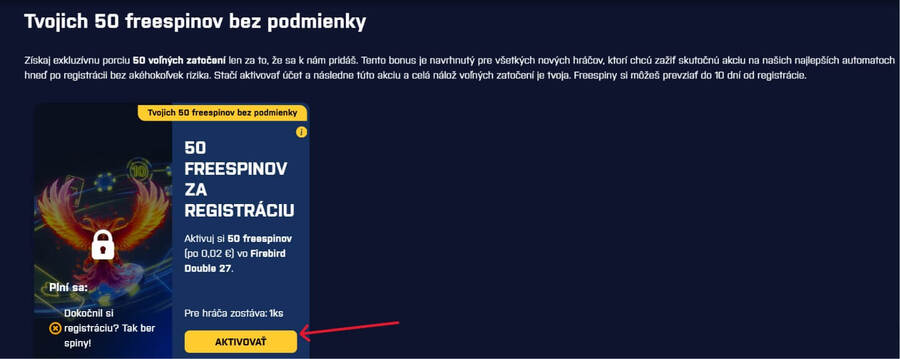 Aktivovanie free spinov v&nbsp;Kajot Intacto