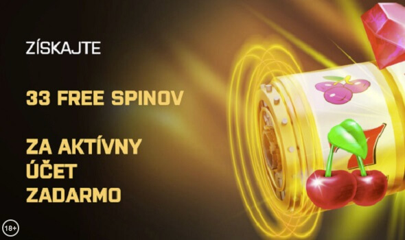 Kajot Win bonus bez vkladu 33 free spinov
