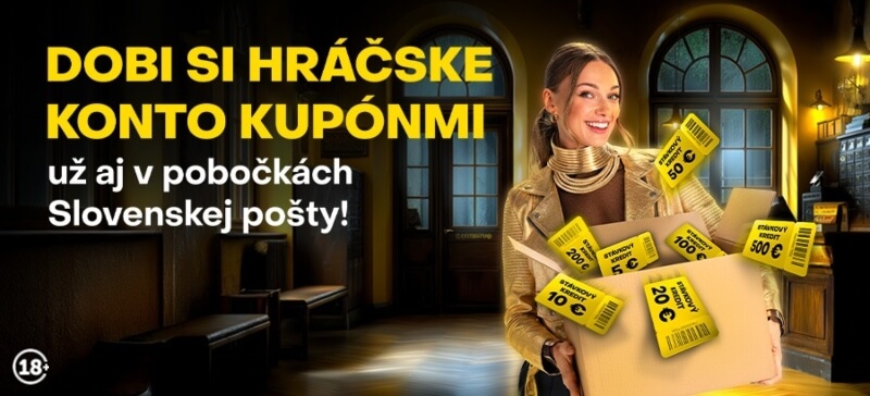 Fortuna kupóny na pošte