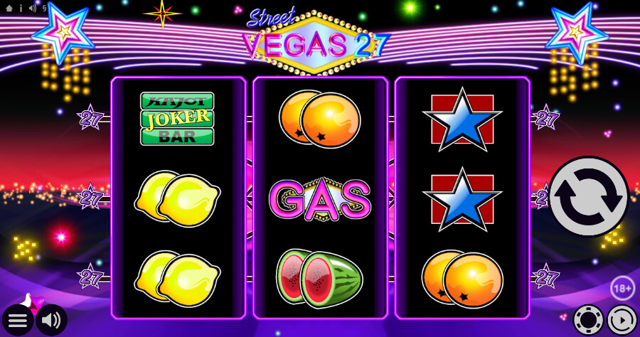 Fortuna online casino - automat Vegas 27 Street