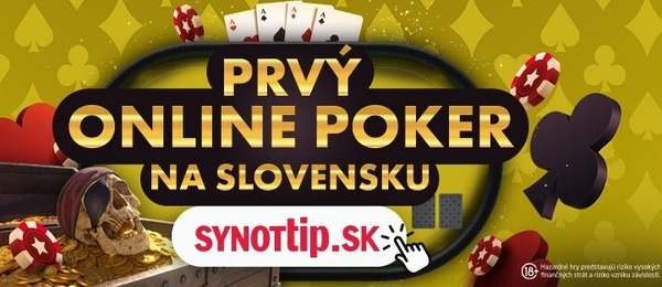 Zahrajte si Synottip poker – prvý legálny online poker na Slovensku