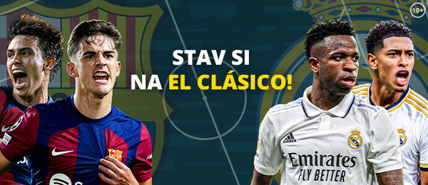 Stavte si na El Clasico vo Fortune