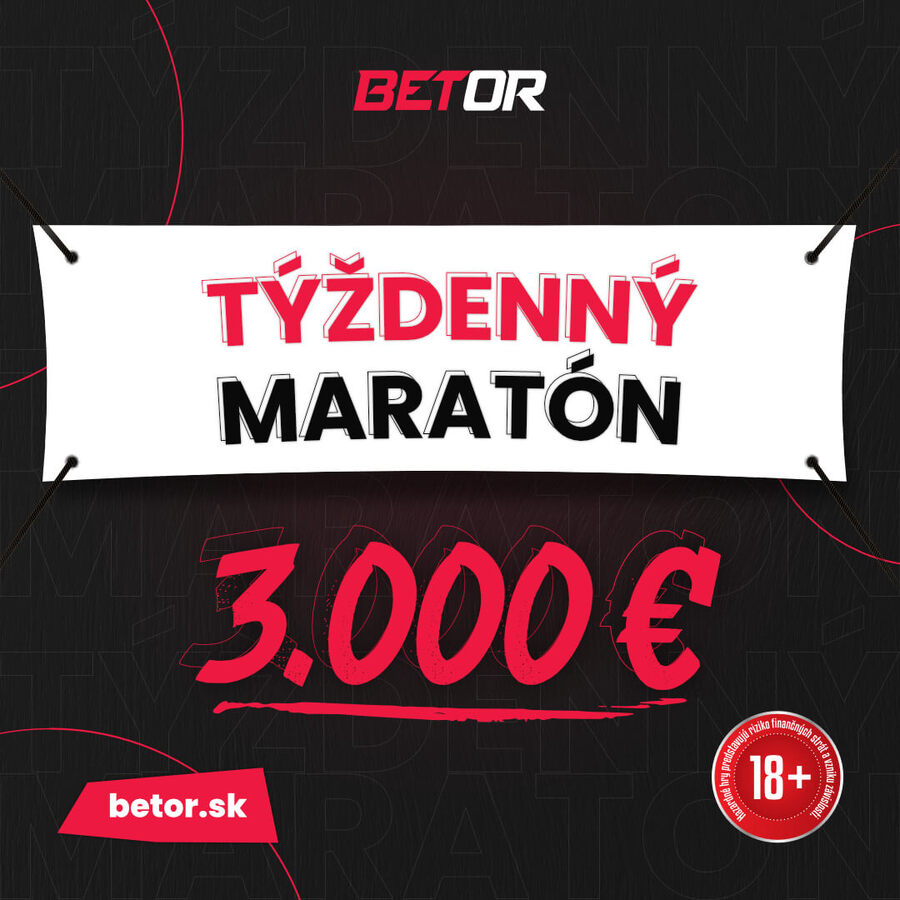 Zapojte sa do Týždenného maratónu v Betor kasíne
