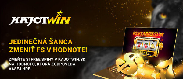 Už ste využili freespin konvertor v KajotWin?