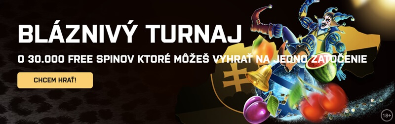 Zahrajte si Bláznivý turnaj v Kajotwin online casino