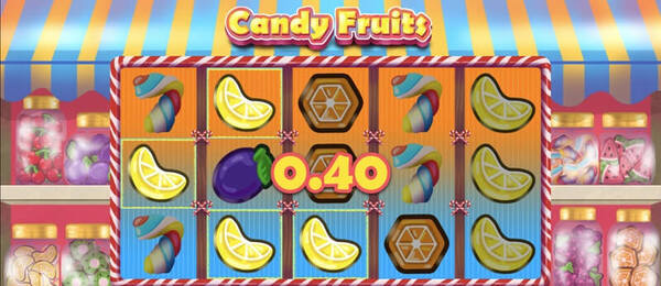 Zahrajte si nový Adell automat Candy Fruits v Tipsport kasíne