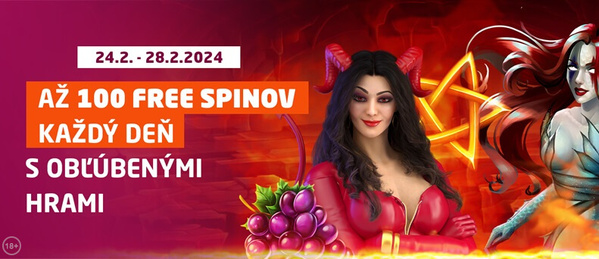 Zatočte si 100-krát zadarmo v SYNOT TIPe každý deň!