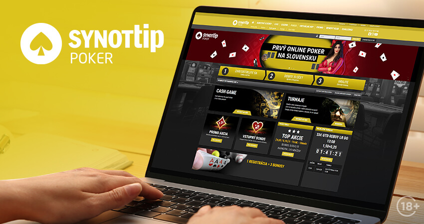 Zahrajte si online poker turnaj v SYNOT TIP