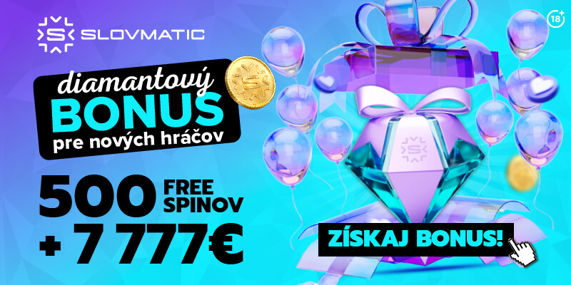 Slovmatic bonus za&nbsp;registráciu bez&nbsp;vkladu