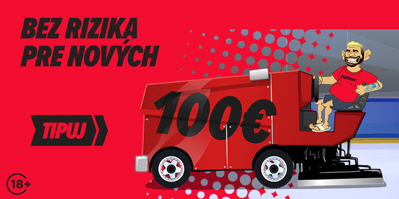 DOXXbet bonus 100 € za registráciu k MS 2025 v hokeji