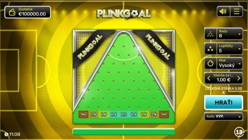 Plinkogoal vo Fortune