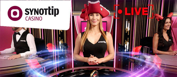 SynotTip Live casino – ruleta a blackjack so živým krupiérom