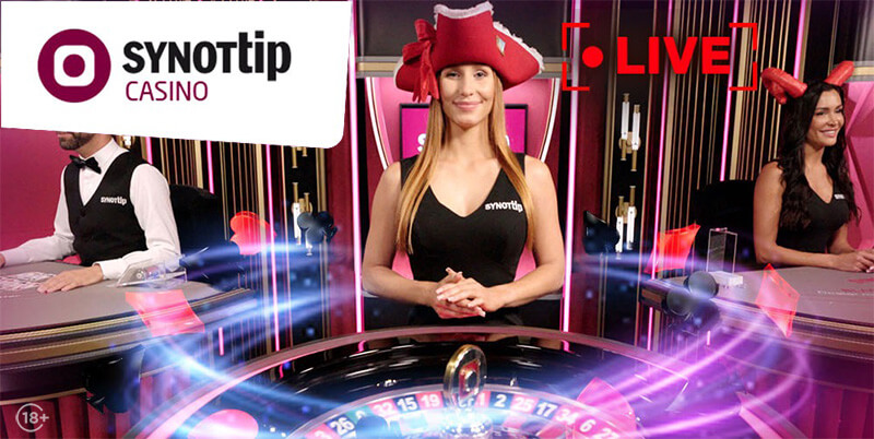 SynotTip Live casino – ruleta a blackjack so živým krupiérom