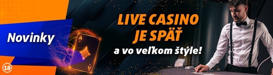 Tipsport Live kasíno