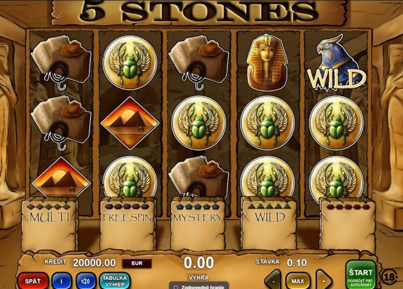 Online automat 5 stones od Adell