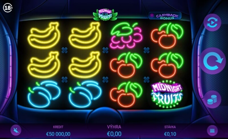 Online automat Midnight Fruits 81