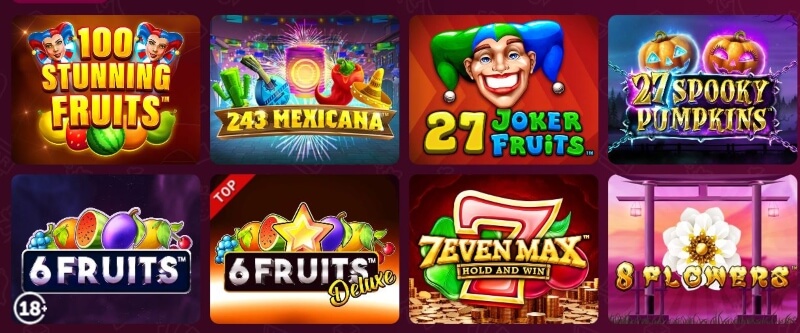 Online automaty od Synot Games