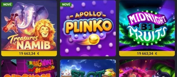 Online automaty od Apollo Games