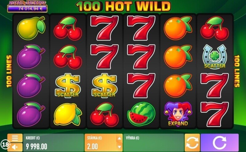 100 Hot Wild automat 100 Hot Wild automat