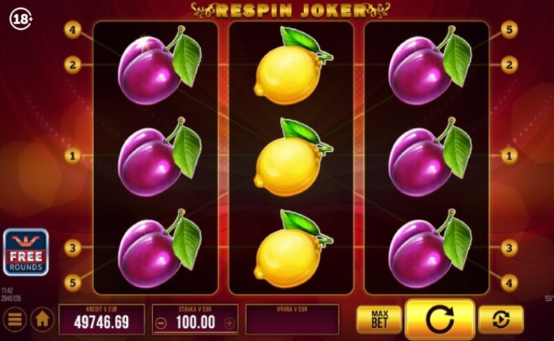 Respin Joker automat Respin Joker automat