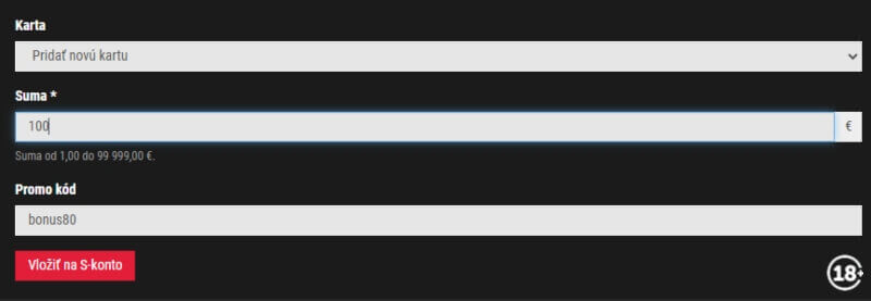 SynotTip promo kód na&nbsp;casino bonus